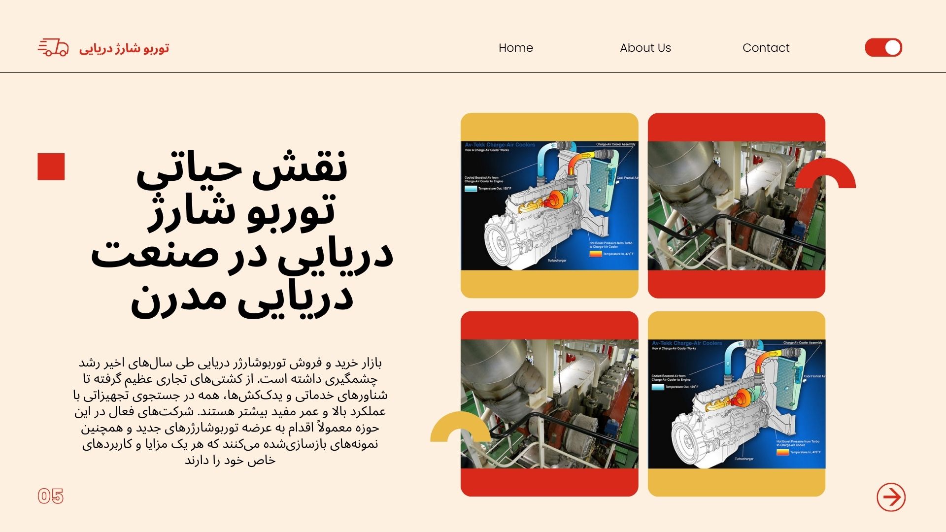 توربو شارژ دریایی