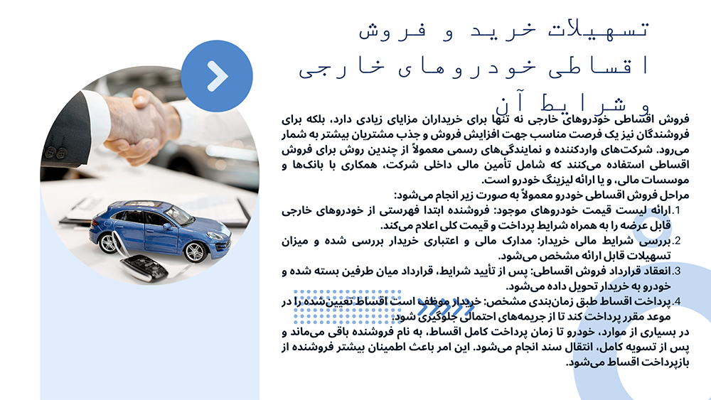 خرید و فروش اقساطی خودروهای خارجی