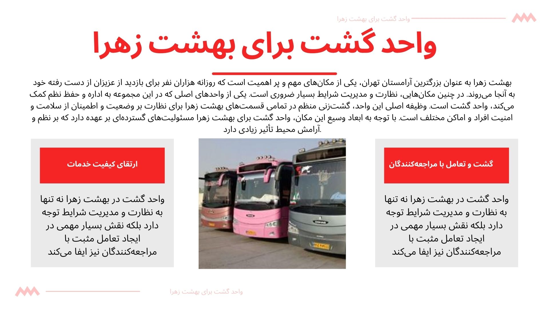 واحد گشت برای بهشت زهرا