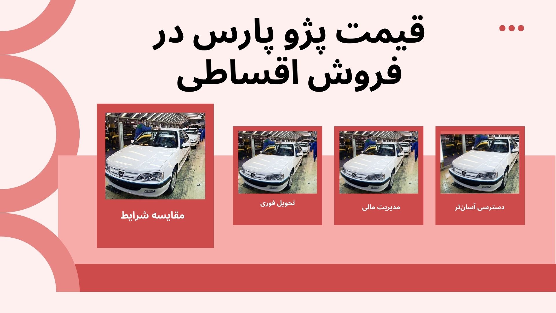 فروش اقساطی پژو پارس
